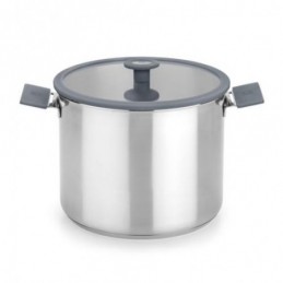 OLLA CON TAPA CRISTAL STEEL...