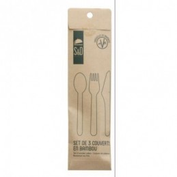 SET 3 CUBIERTOS BAMBU KA3896