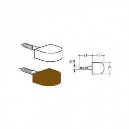 SOPORTE ESTANTE 10 MARRON...
