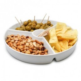 PLATO PORCELANA APERITIVOS...