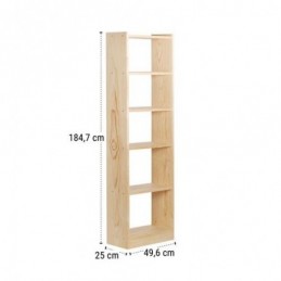 LIBRERIA GALA 6 BALDAS 50CM...