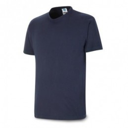 CAMISETA ALGODON AZUL T....